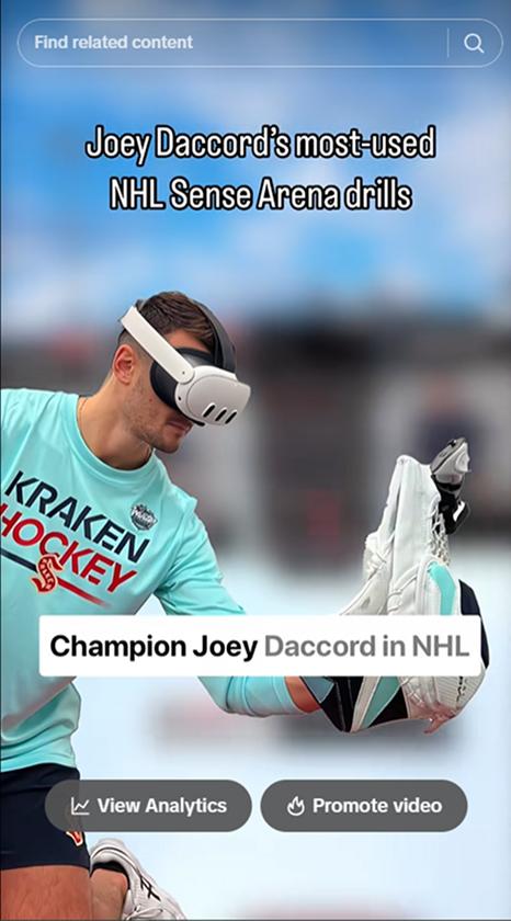 Joey Daccord’s most-used drills