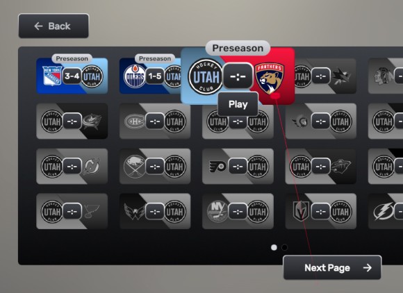 Play as your favorite NHL team through an all new 32 game season. Putting you through a variety of in-game scenarios with an all new scoring system.